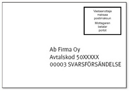 Svarsförsändelse Svarsförsändelse