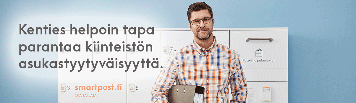 Smartpost on helppo tapa lisätä kiinteistön asukastyytyväisyyttä Smartpost on helppo tapa lisätä kiinteistön asukastyytyväisyyttä